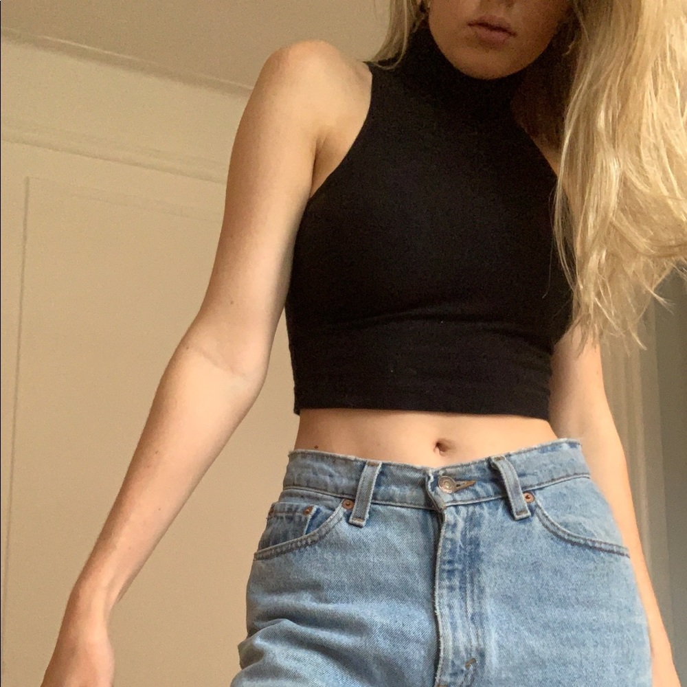 Urban Outfitters black turtle neck tee